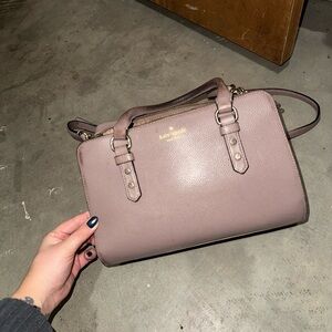 Kate Spade Taupe Leather Satchel